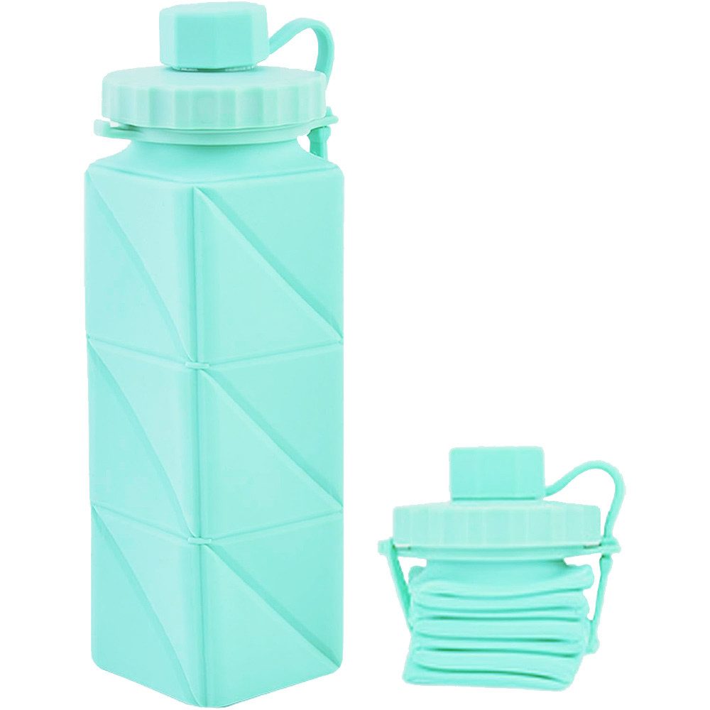 Trinkflasche Zusammenklappbare Silikon-Wasserflasche, trinkflasche sport(620ml)
