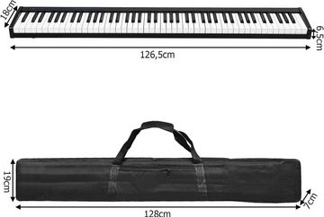 KOMFOTTEU Spielzeug-Musikinstrument 88 Tasten, Digital-Piano Setinkl. Tragetasche und Schultergurt