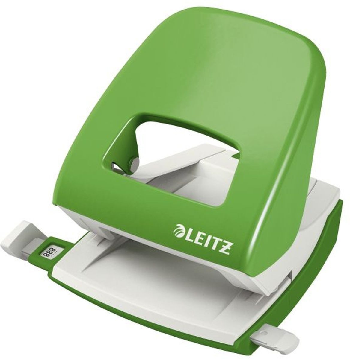 LEITZ Locher Bürolocher Nexxt Metall 30 Blatt hellgrün (30 Stück)