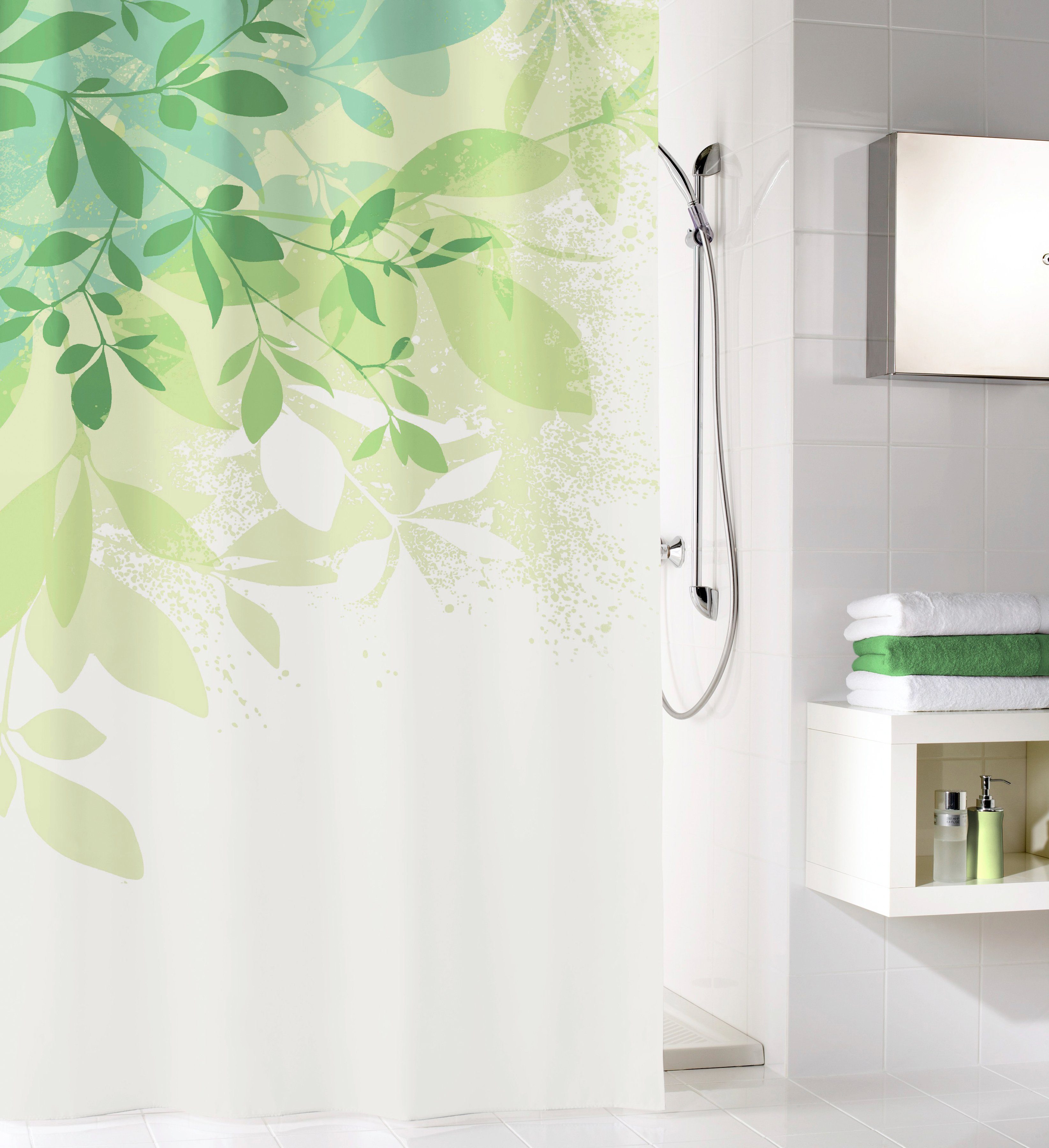 Kleine Wolke Duschvorhang Floresta Breite 240 cm (1-tlg), mit Beschwerungsband