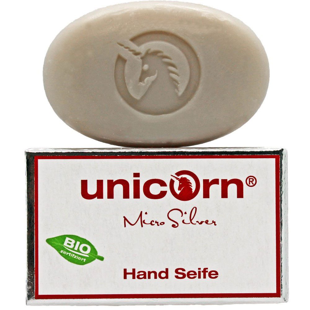unicorn -by Spa Vivent Handseife Micro Silver Hand Seife, Silber, 100 g