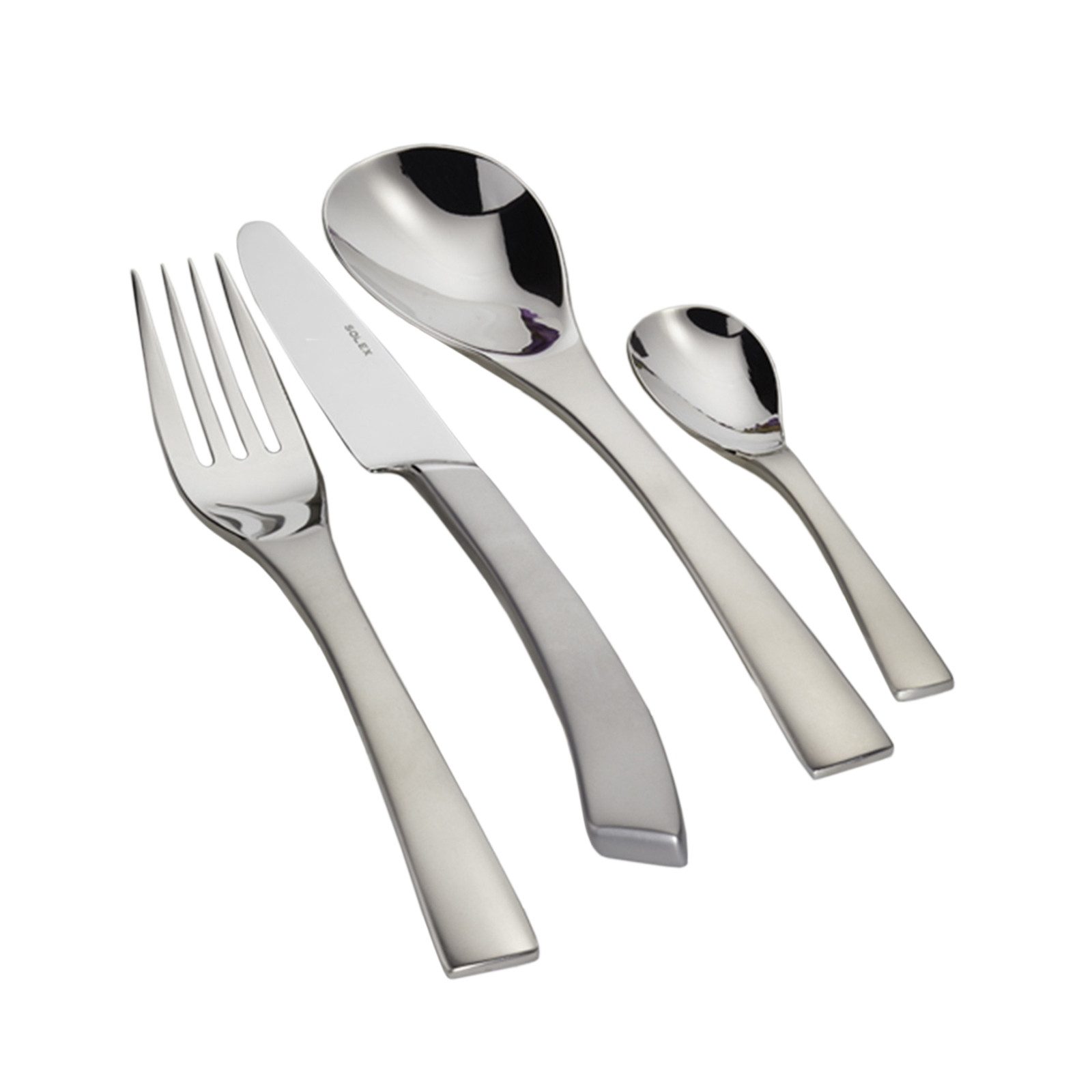 solex Besteck-Set Besteckset 24-tlg. Sophia Sand (24-tlg), 6 Personen, Edelstahl 18/10, Essbesteck Tafelbesteck