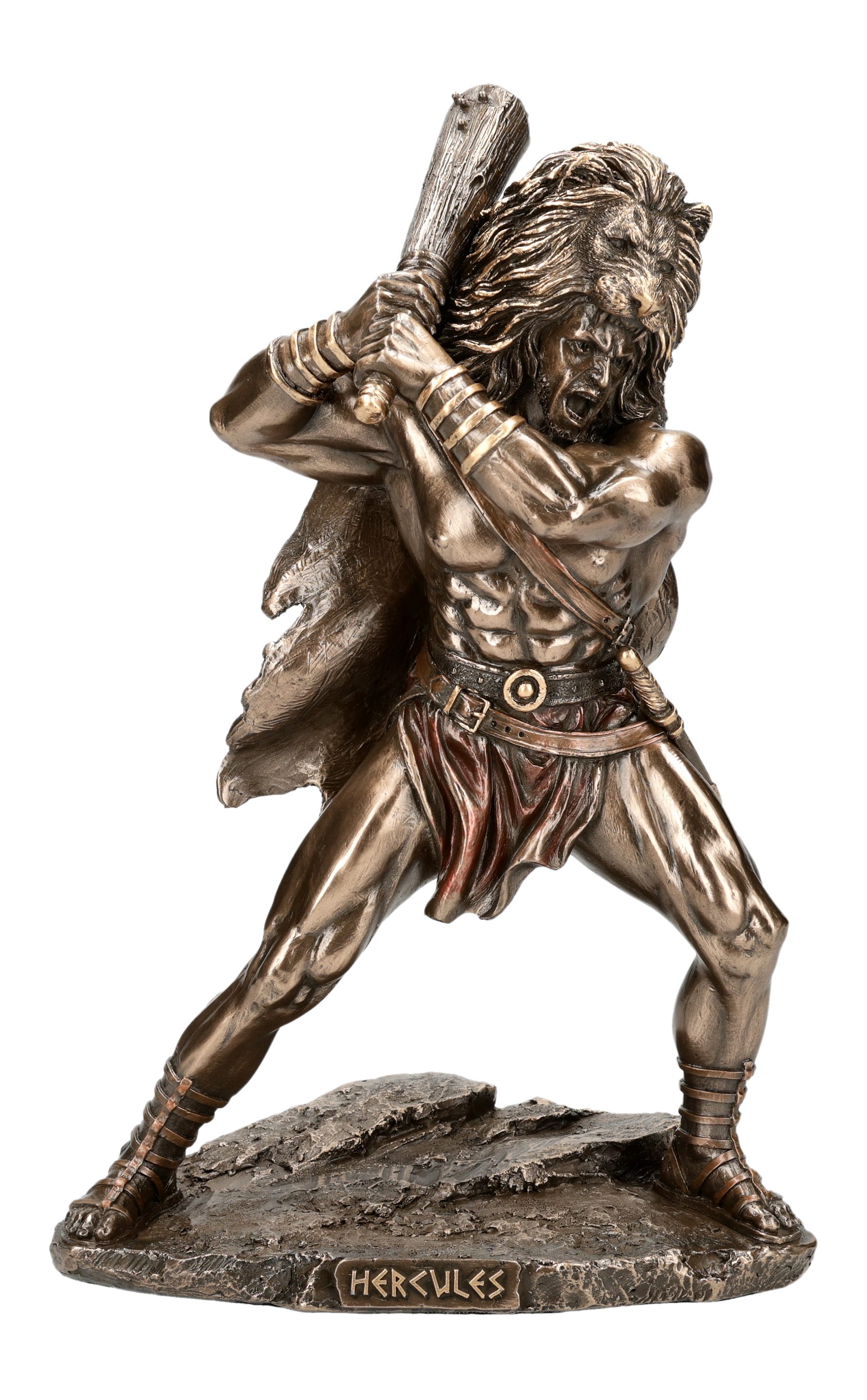Figuren Shop GmbH Dekofigur Herkules Statue – Griechischer Held Figur Veronese Dekofigur 25 cm