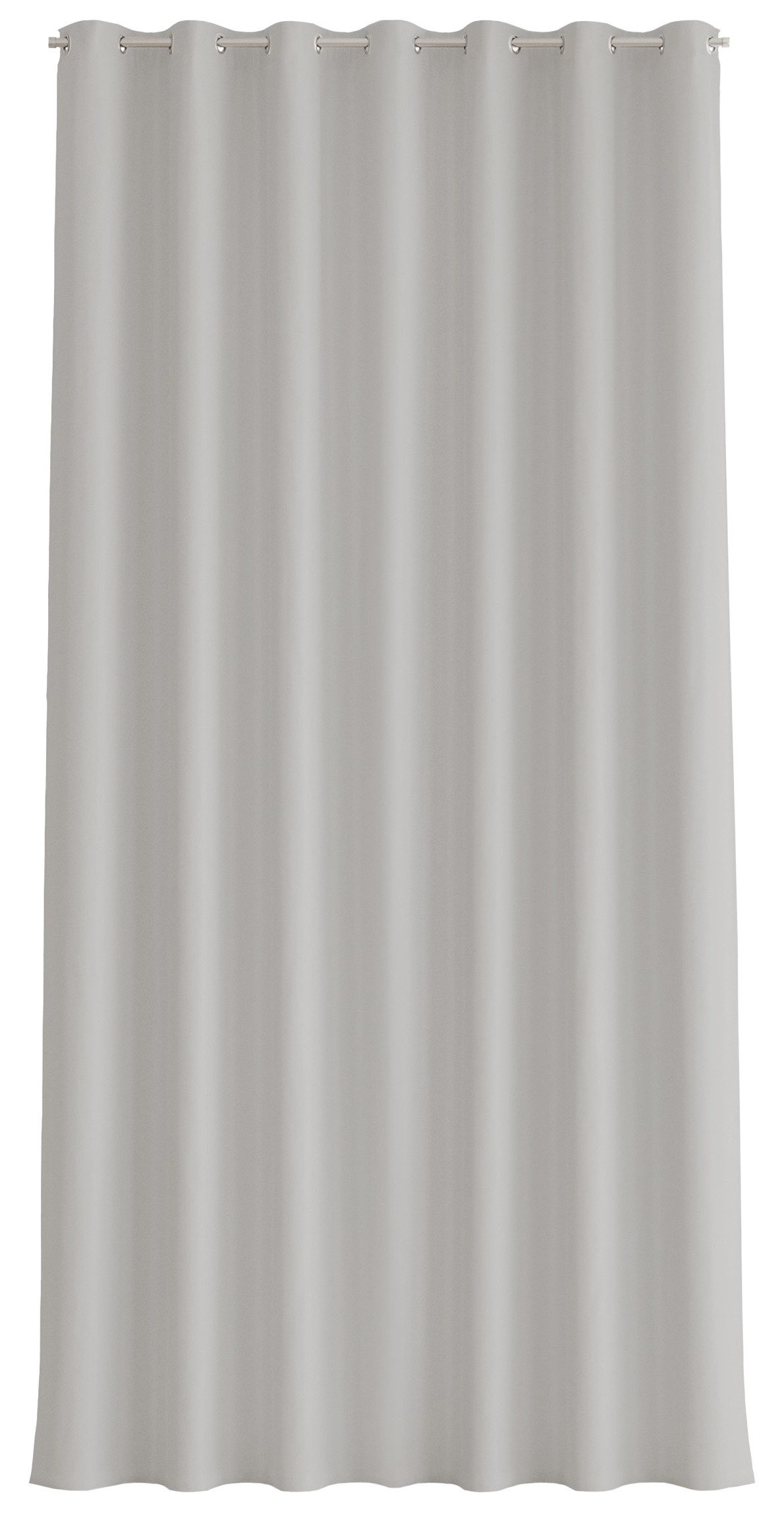 Bilderdepot24 Outdoorvorhang Wetterfest Gardinen Einfarbig Modern Hellgrau (1 St), Ösen, blickdicht, Outdoor-geeigneter Vorhangstoff 370 g/m², Outdoor Vorhang Balkon Terrasse Verdunkelungs Vorhänge Sonnenschutz