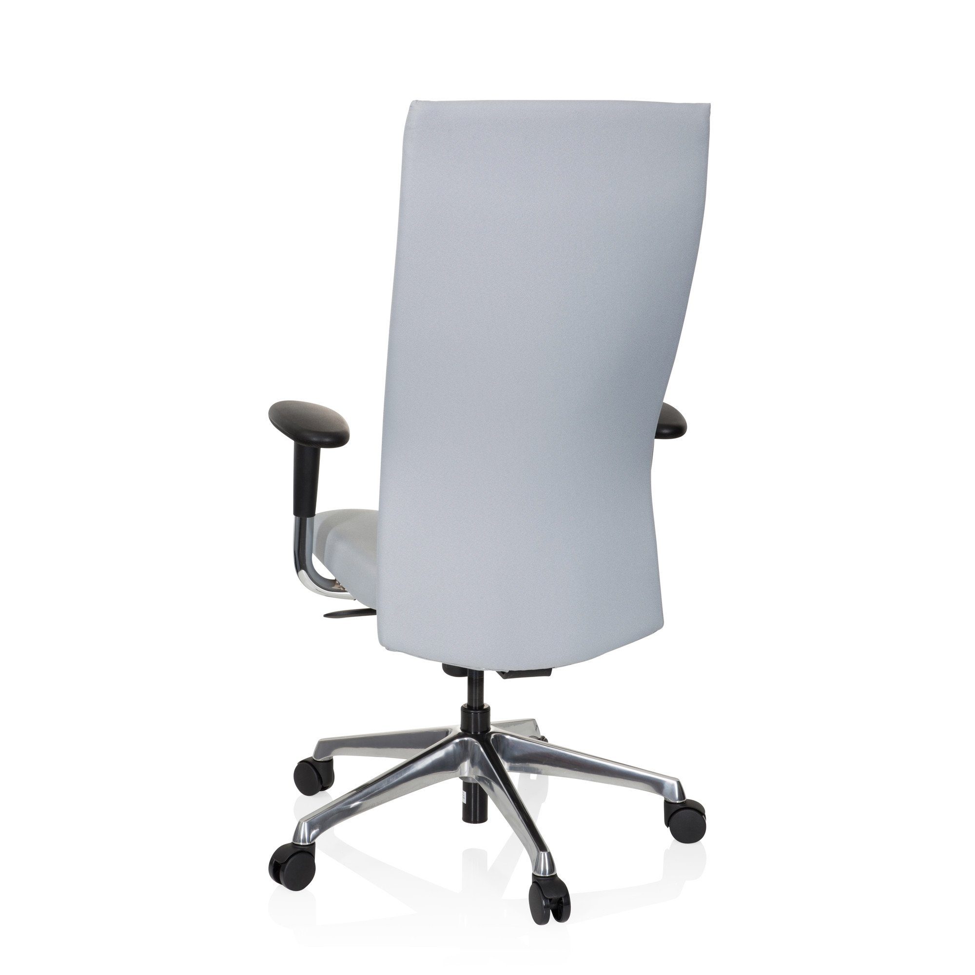 St), OFFICE-TEC Grau ergonomisch OFFICE (1 Bürostuhl Schreibtischstuhl High hjh End Drehstuhl Stoff