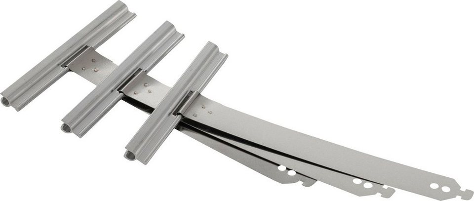 SCHELLENBERG Rollladenaufhängung Mini, für Ø 40 mm, Profildeckhöhe: 37 mm,  Steck-Montage, Edelstahl