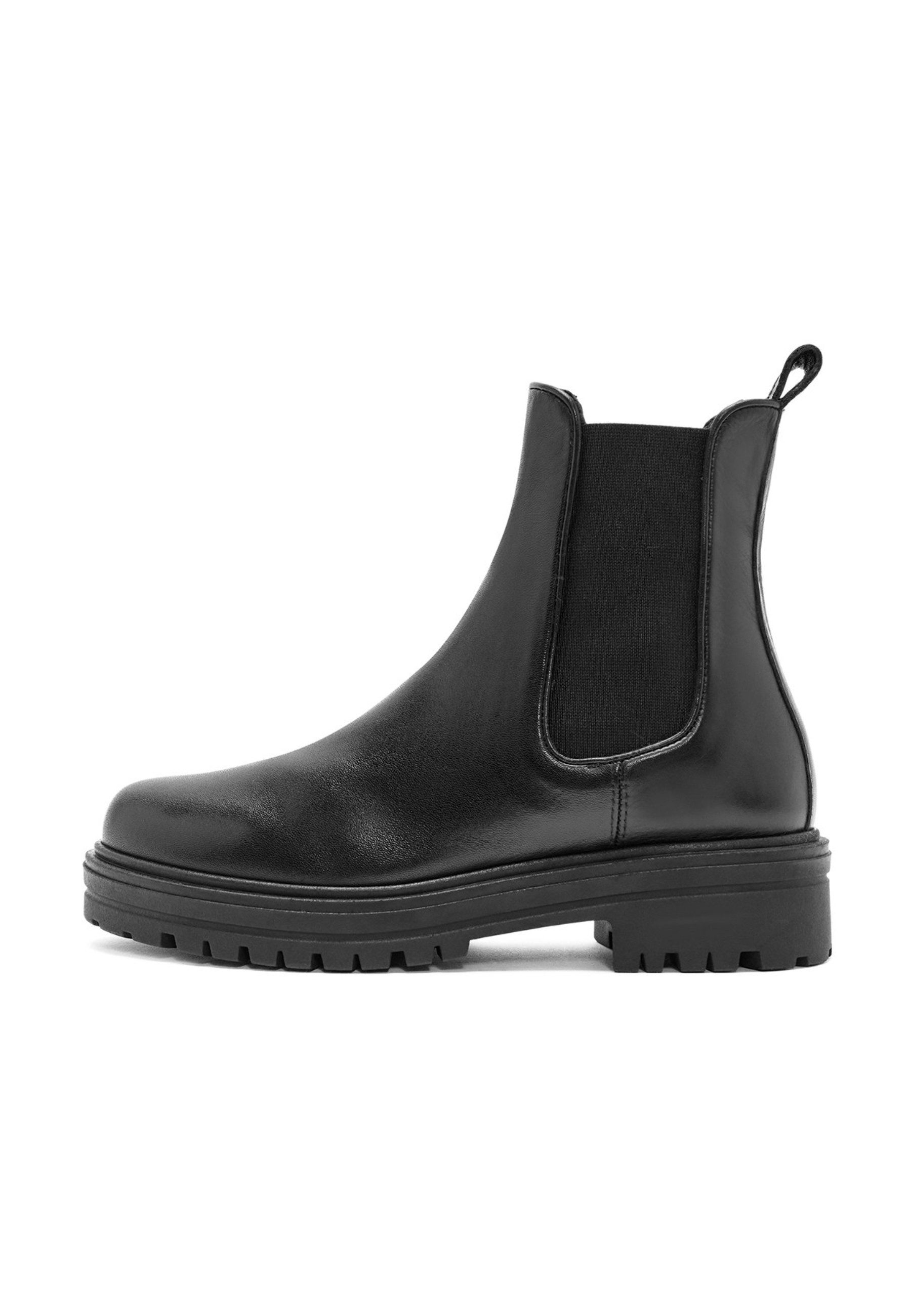 Derimod Chelsea-Stiefel aus Leder Chelseaboots Lederfutter, Thermosohle, Absatz 3,5 cm