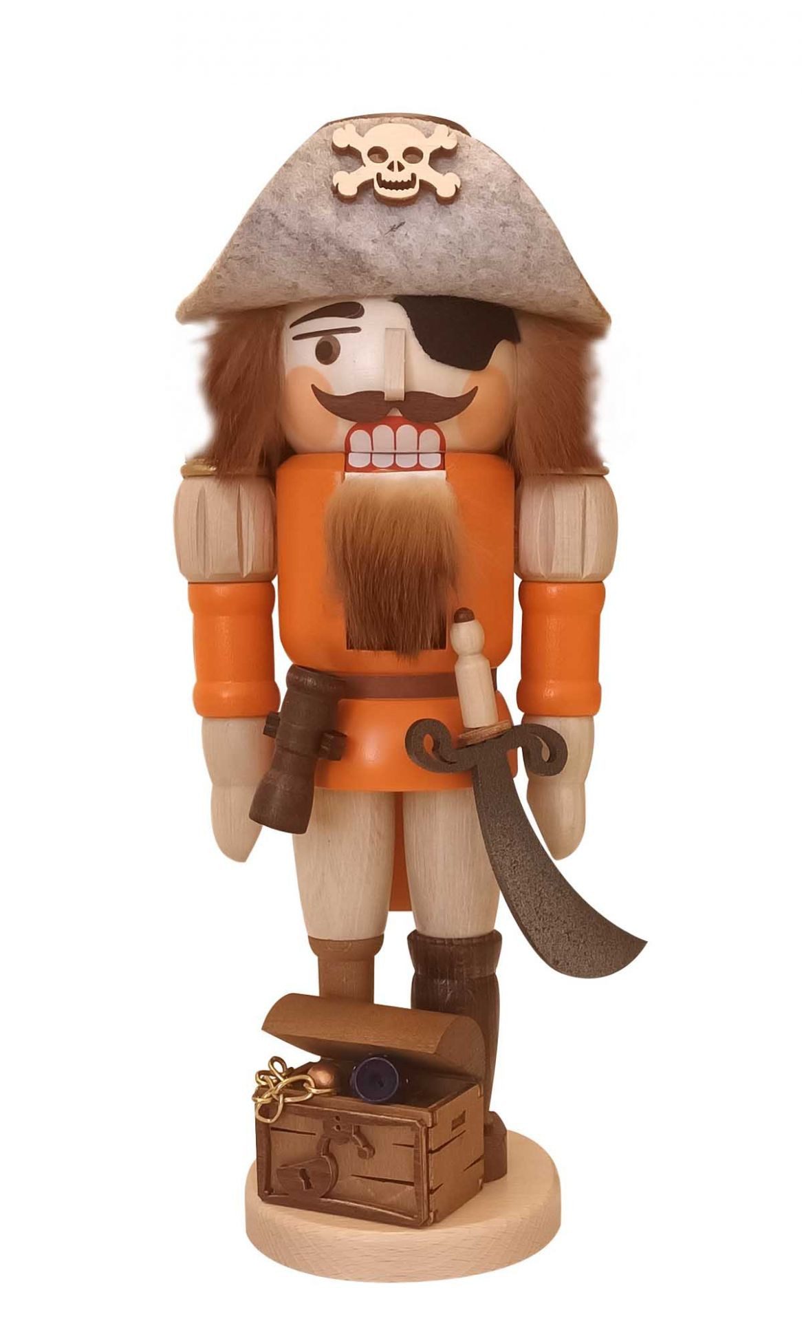 Zeidler Holzkunst Nussknacker Nussknacker Pirat, mittel (28,5 cm), (1-tlg)
