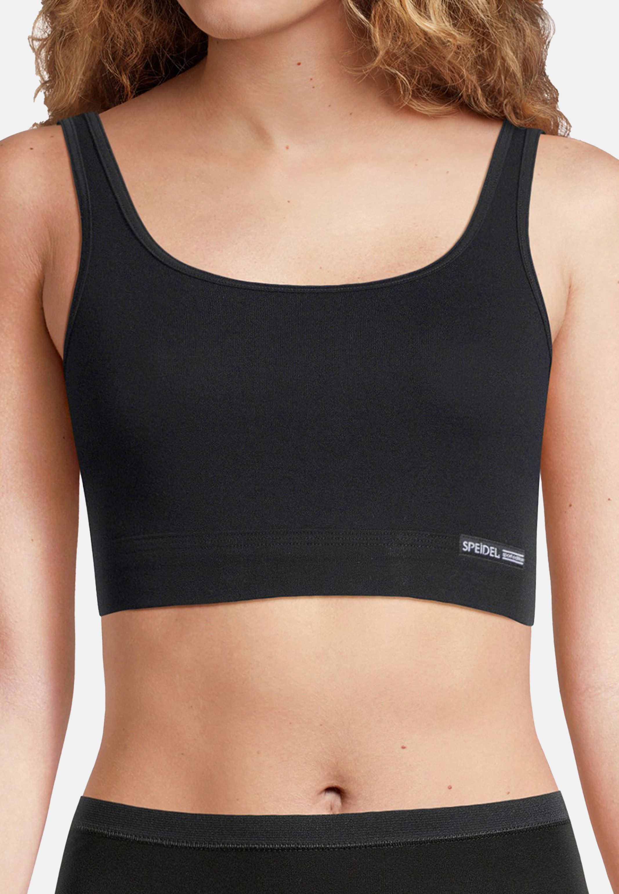 Speidel Bralette-BH 3er Pack Bio Cotton (Spar-Set, 3-tlg) Bustier - Baumwolle - Atmungsaktiv - Bequemer Weichbund aus Baumwolle