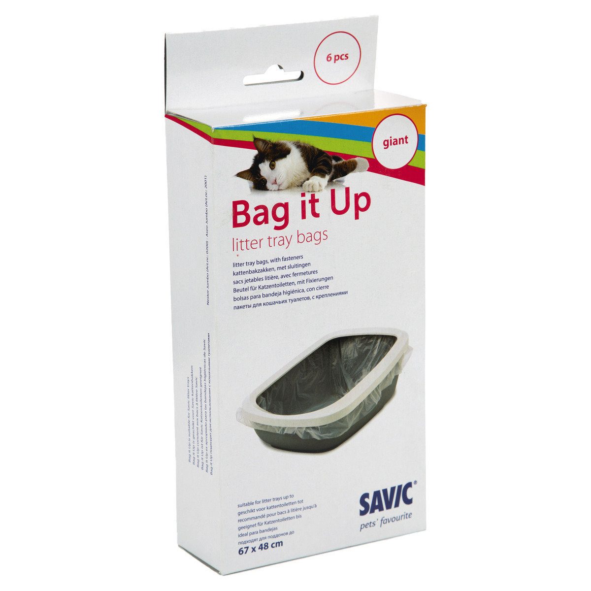 Savic Katzentoilette Katzentoilettenbeutel Giant - 6er Pack