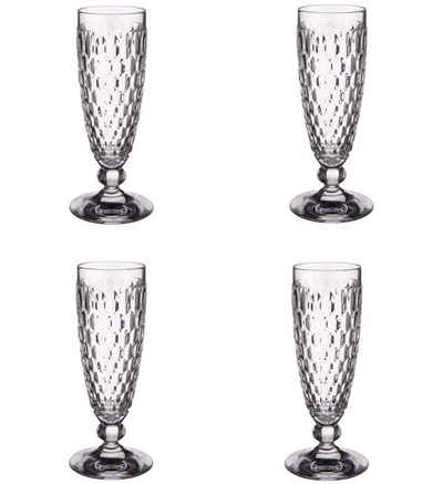 Villeroy & Boch Sektglas Boston, Kristallglas, klar L:7cm B:7cm H:16.3cm D:7cm Kristallglas