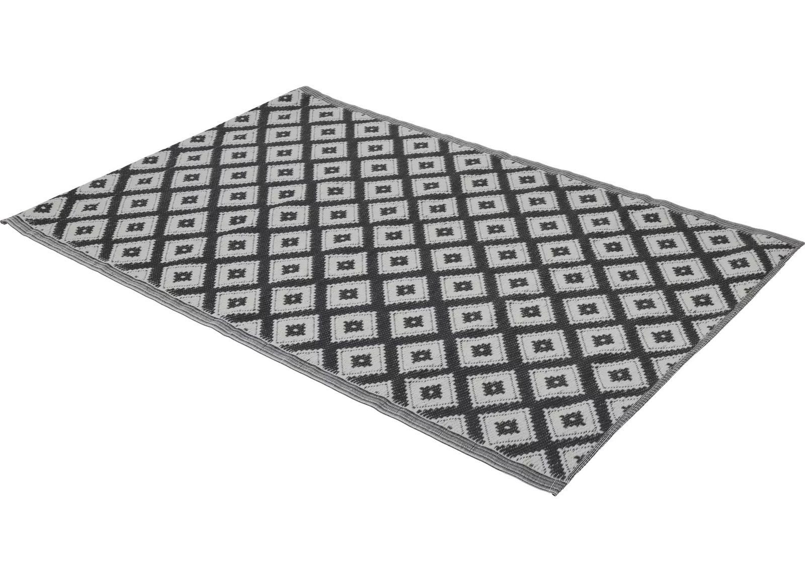 BURI Fußmatte Outdoor-Teppich geflochten 180x120cm Terrasse Balkon Garten Camping