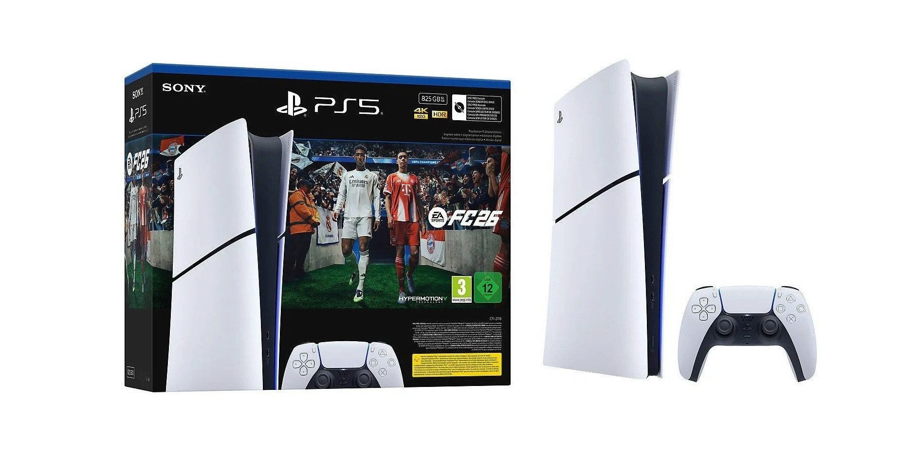 Playstation PlayStation 5 Digital Edition Slim + EA Sports FC 26 Code