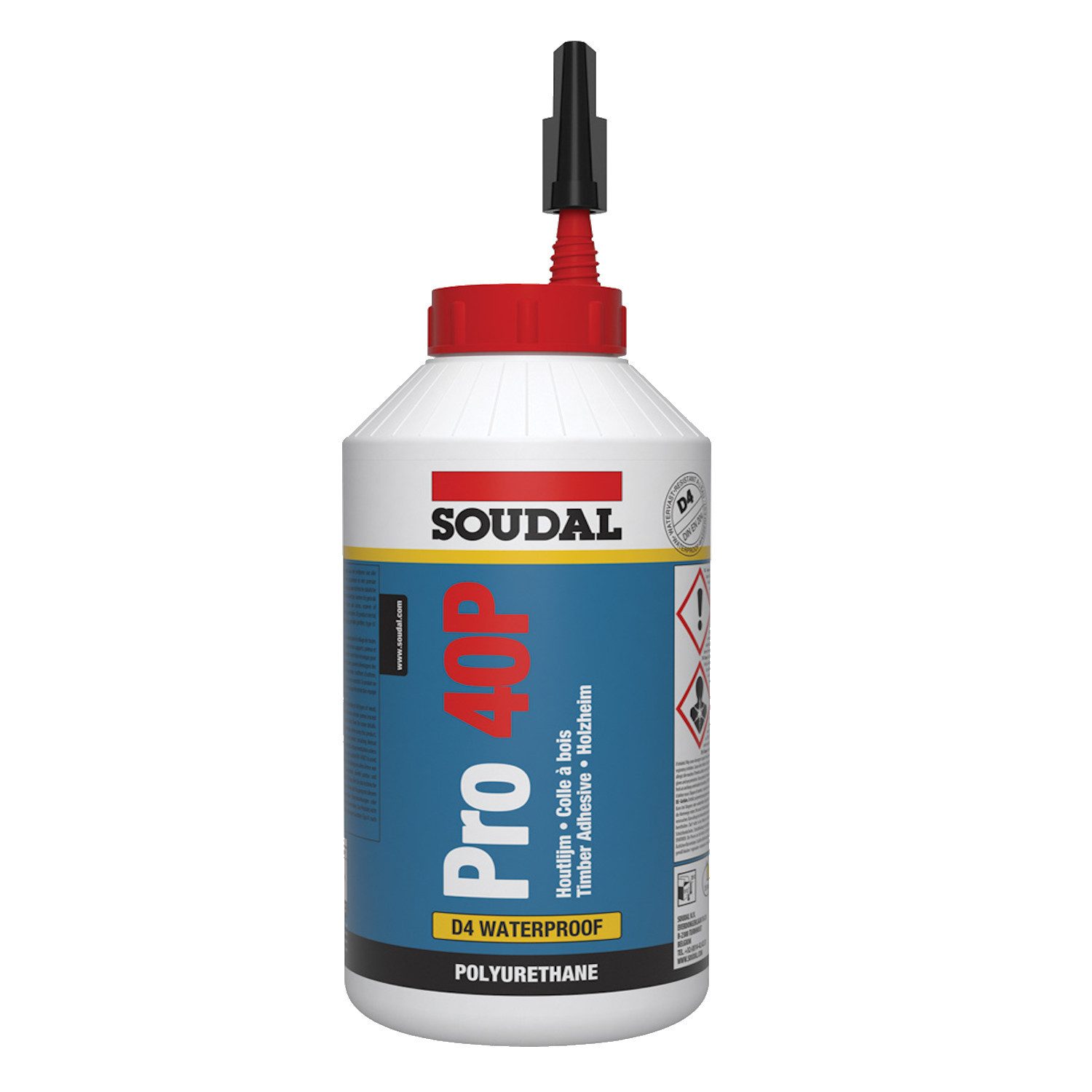 SOUDAL Klebstoff Soudal PRO 40P PU-Holzleim 750 g