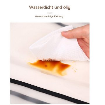 AUKUU Kochschürze Wasserdichte und ölbeständige Schürze für die, Küche Hausmannskost transparente Schürze Arbeitskleidung