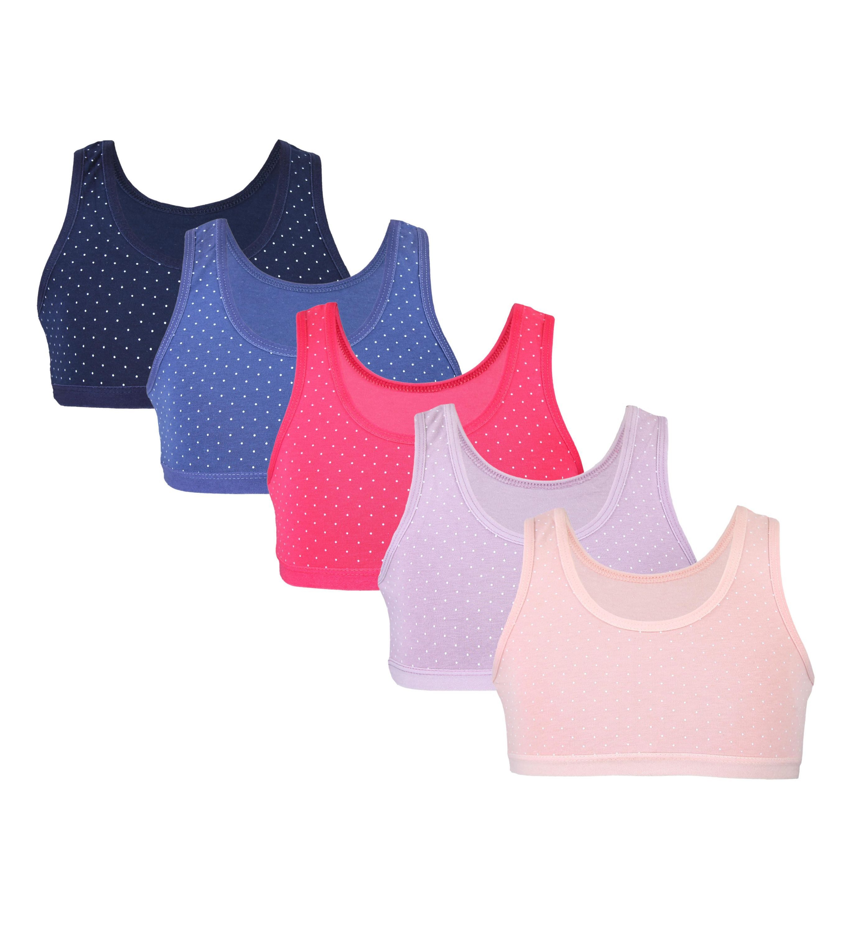 Bustier TupTam Mädchen Bustier mit breiten Trägern 5er Pack