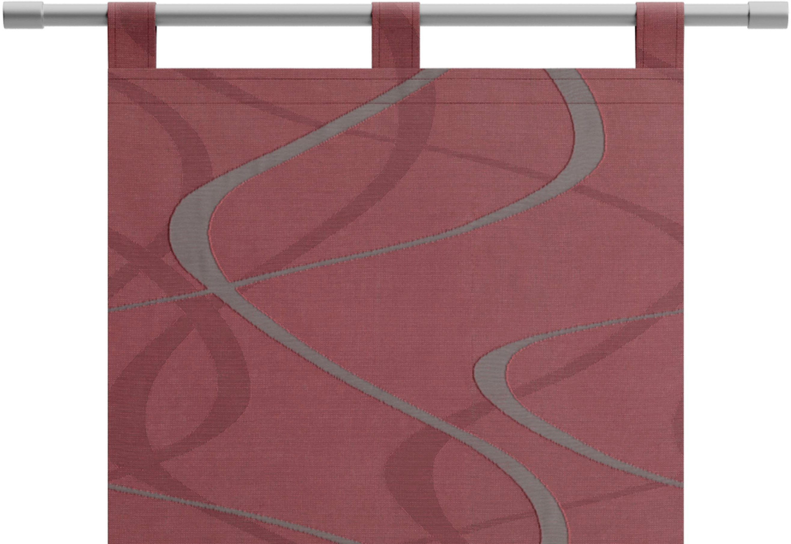 Neutex for you! Schiebegardine Pelotas (1 St), Schlaufen, halbtransparent, Scherli, inkl. Beschwerunsstange, Halbtransparent, Schlaufen-Aufhängung, modern – Bild 4 von 5