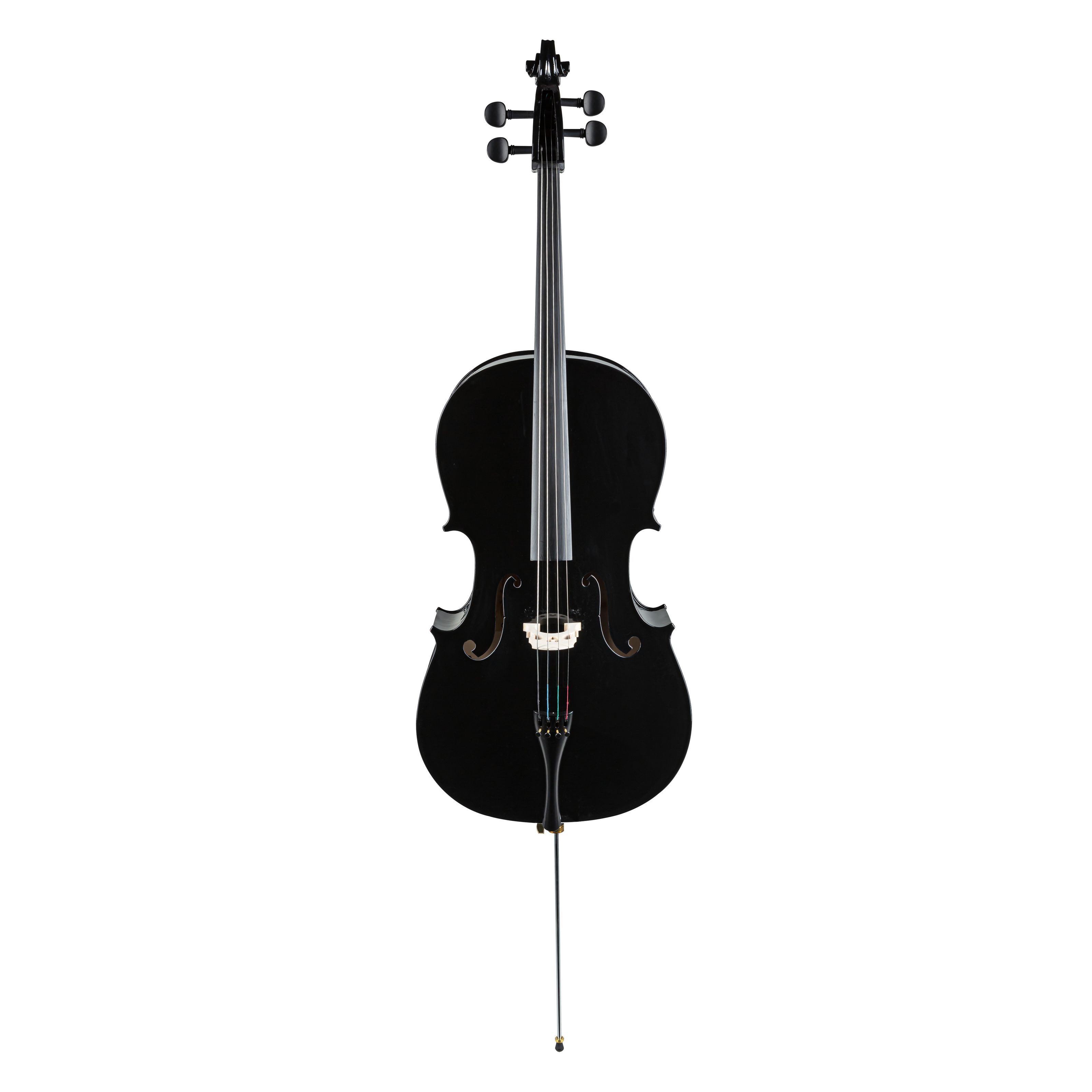 Monzani Cello, Student Cello 4/4 Black - Cello