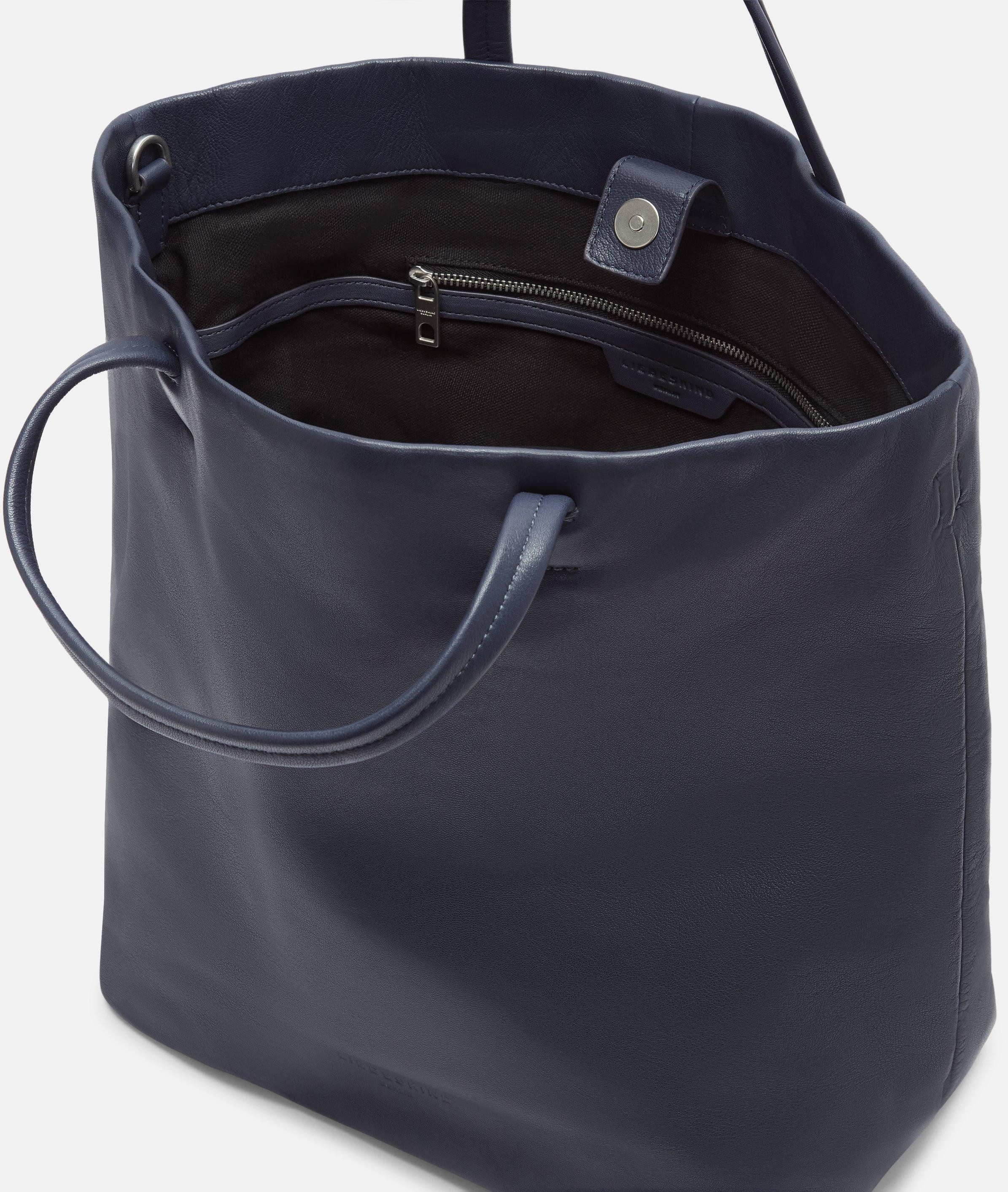 Liebeskind Berlin Handtasche Tote, Geräumiger Shopper aus weichem Schafsleder