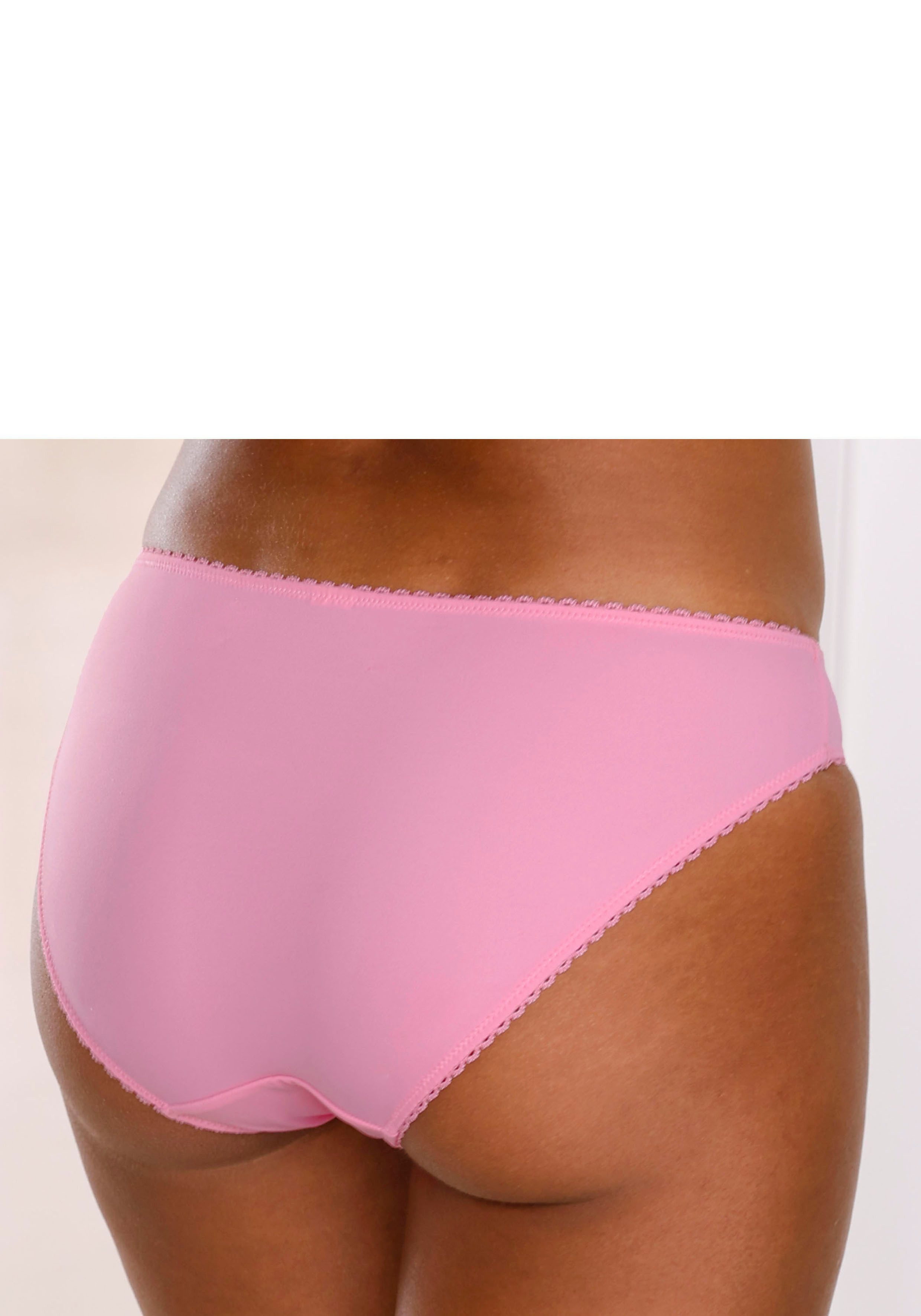 Nuance by Lascana Slip mit Spitzeneinsatz vorne (Packung, 2 Stück) als Dessous-Set kombinierbar, Dessous – Bild 3 von 5