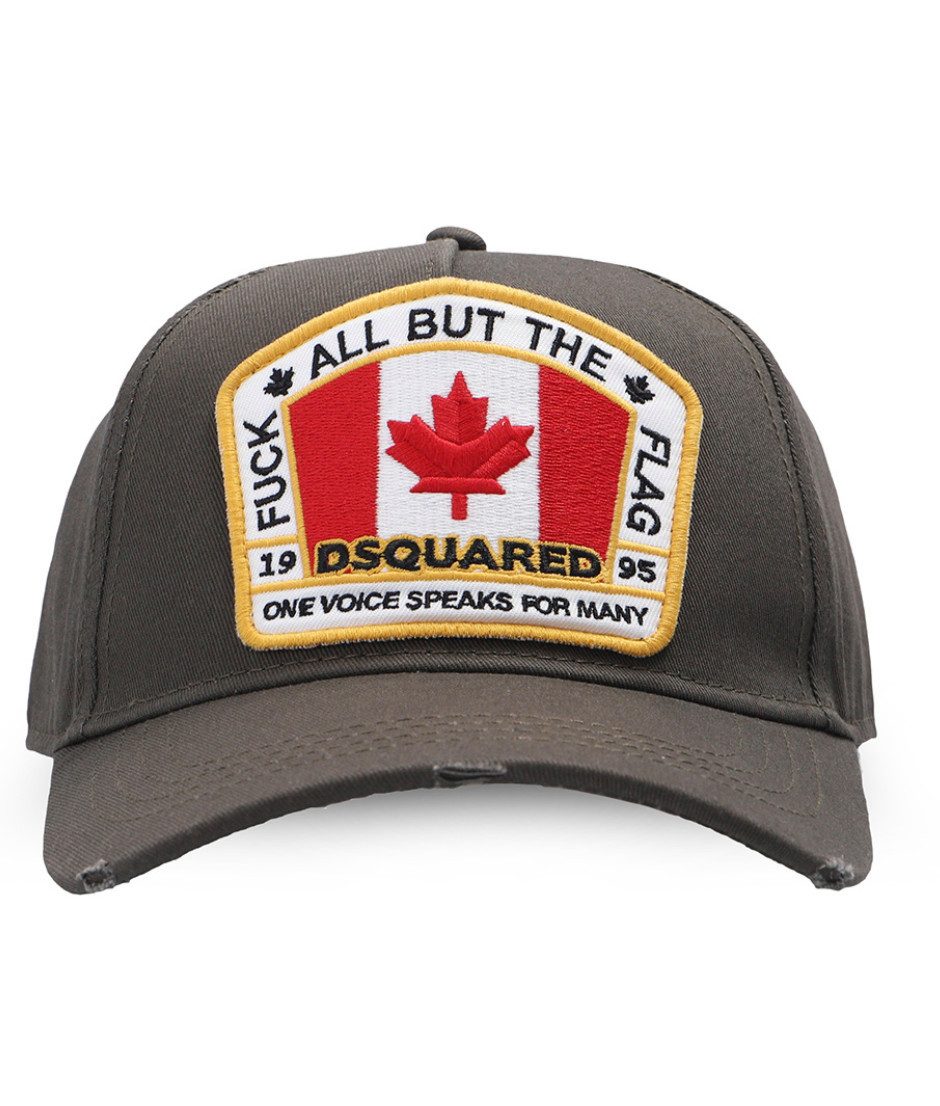 Dsquared2 Baseball Cap Basebalkappe Canada Flag Icon Baseballcap Kappe Mütz günstig online kaufen
