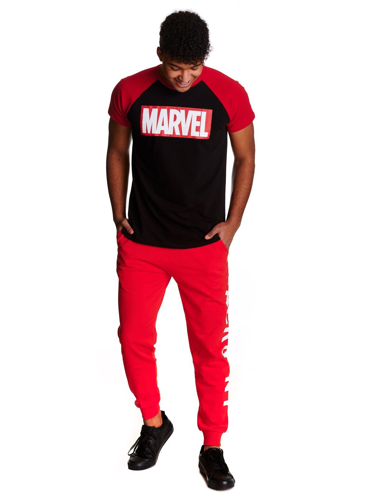Herren Shirts MARVEL T-Shirt Marvel Marvel Logos