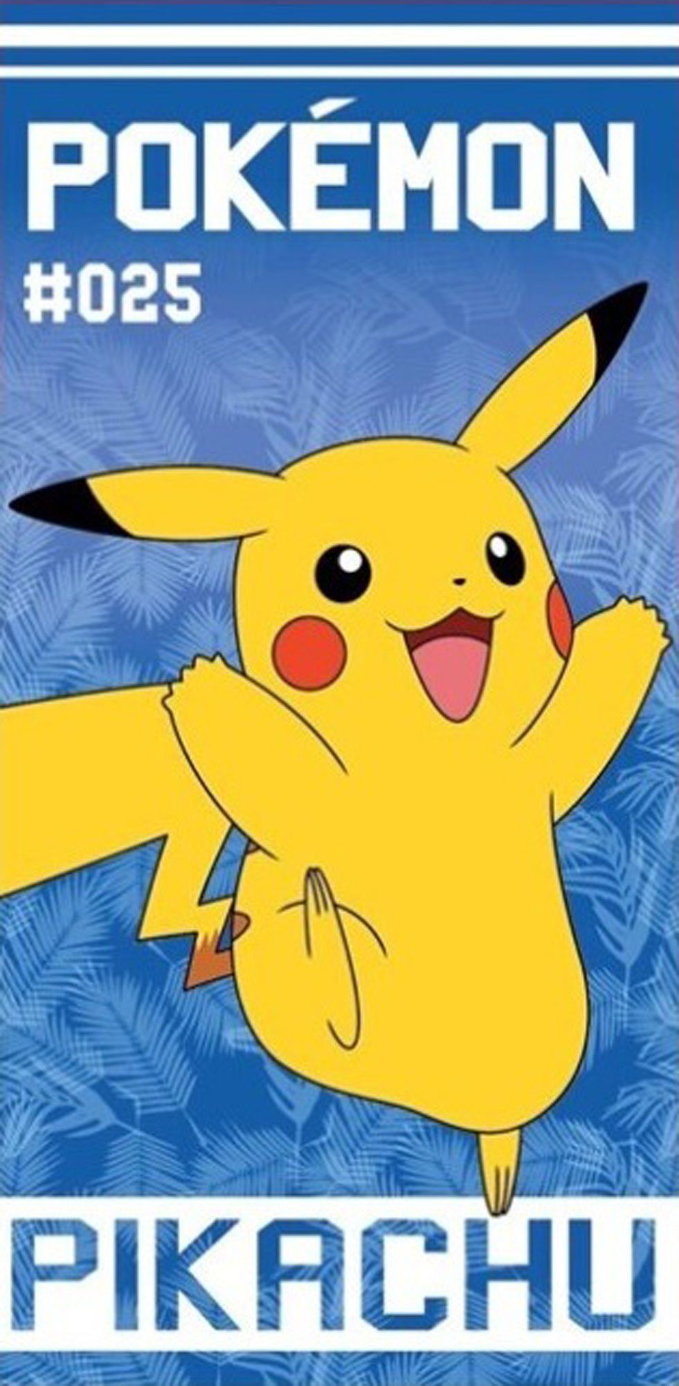 empireposter Handtuch Pokemon - Pikachu - #025 - Baumwoll Handtuch - 70x140 cm