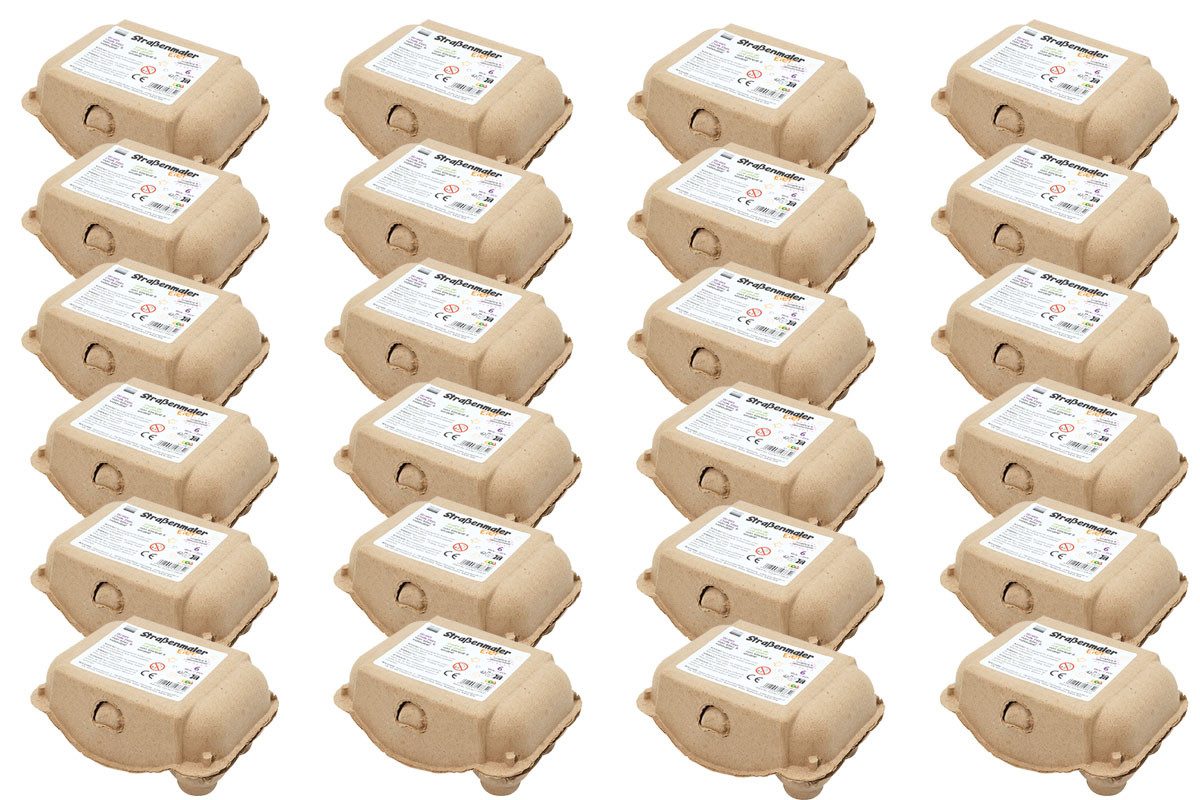 AVANTGARDE Malkreide Straßenmaler Eier, (144-tlg)