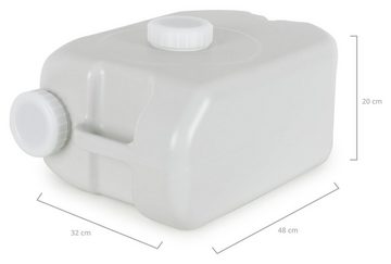 Stagecaptain Wassertank AWB-24 Quixie Abwasserbehälter für Quixie Waschbecken, 24 Liter Fassungsvermögen, robustes PE-Kunststoff, leicht zu entleeren