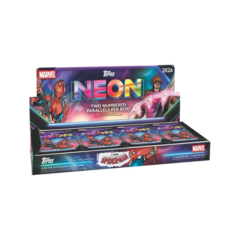 Topps Sammelkarte 2026 Topps Marvel Neon Hobby Box
