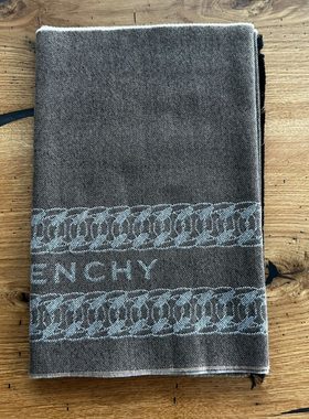 GIVENCHY Strickschal GIVENCHY Unisex Virgin Wool Logo Scarf Schal Mufflers Stola Tuch Icon