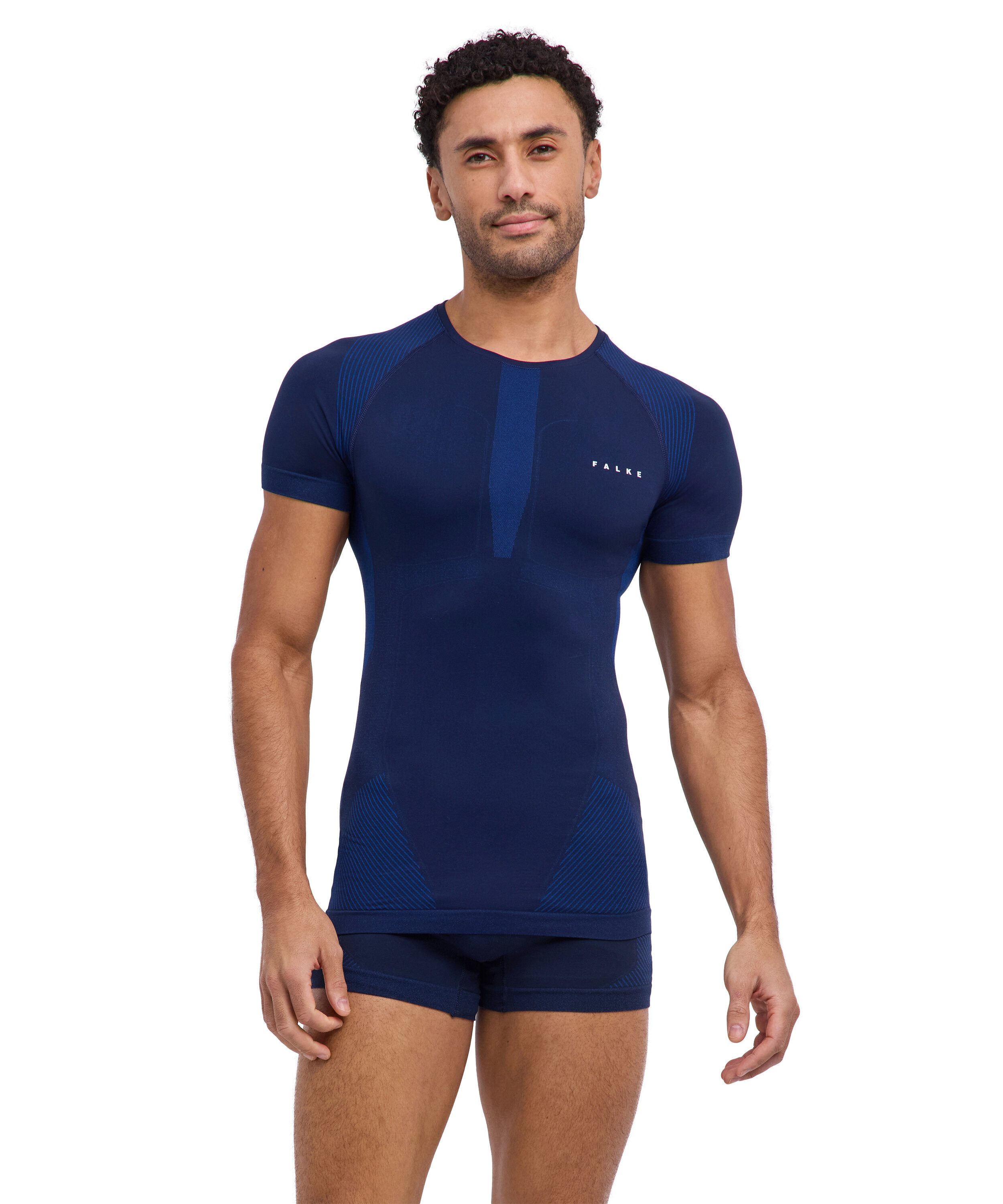FALKE T-Shirt FALKE T-Shirt (1-tlg., 1) thermoregulierend für warme bis kalte Temperaturen