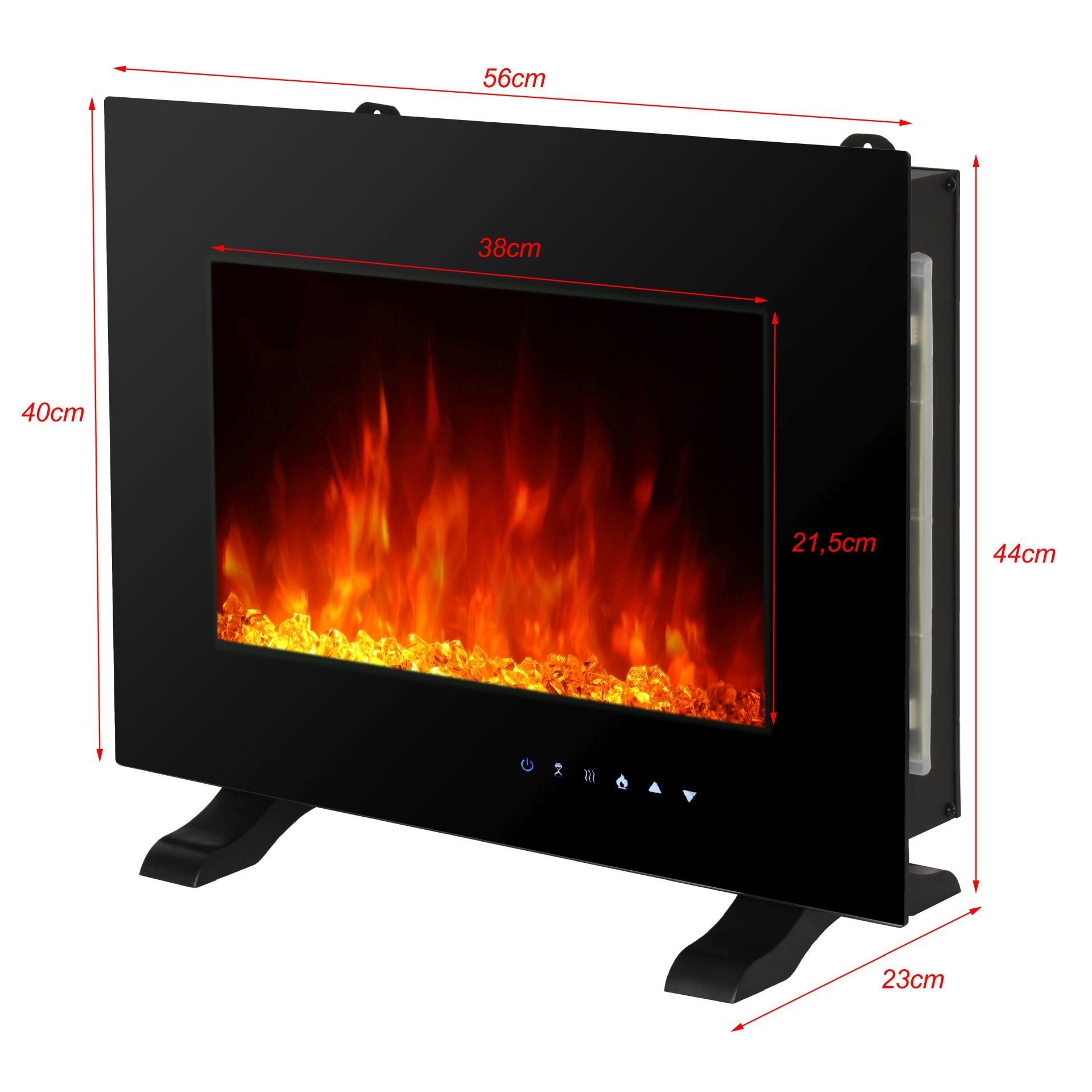 El Fuego Elektrokamin AY6281, Wandkamin "Aarau günstig online kaufen
