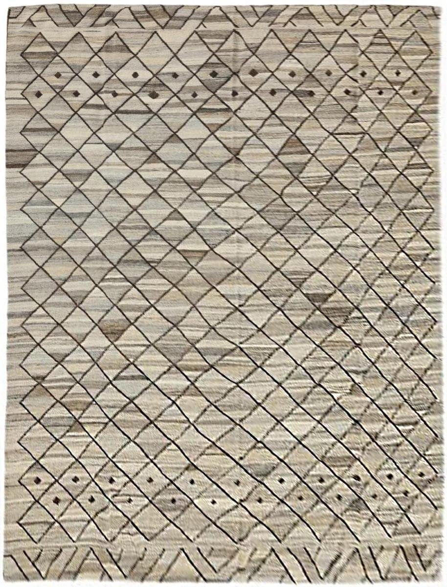Orientteppich Kelim Berber Design 262x338 Handgewebter Moderner Orientteppich, Nain Trading, rechteckig, Höhe: 3 mm
