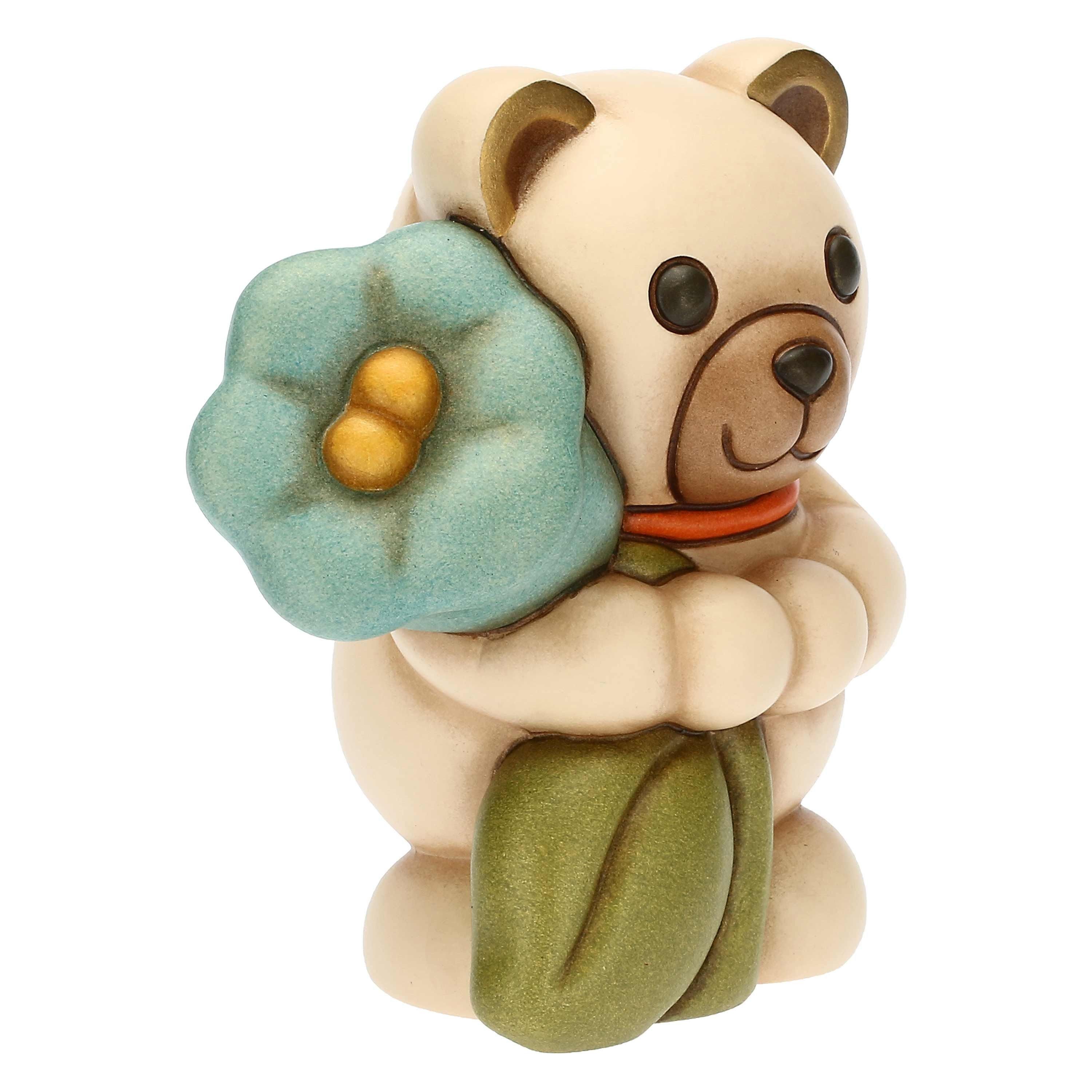 Figur THUN 2023 mittel' 'Teddy mit Frühling Dekofigur Glockenblume, THUN SpA
