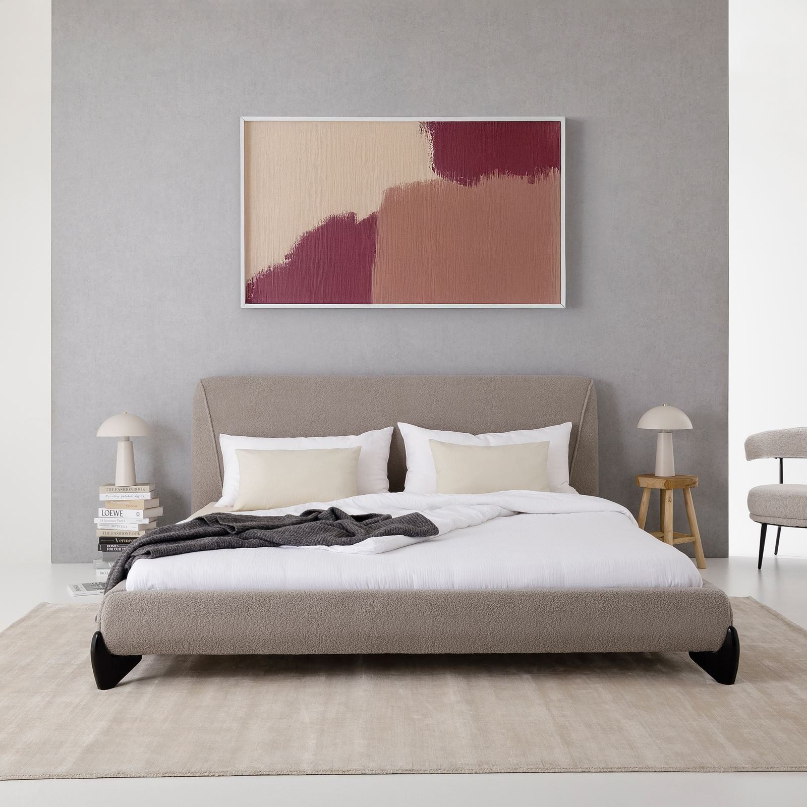 IDIMEX Polsterbett PATERNA, Doppelbett 180x200 cm mit Lattenrost und Polste günstig online kaufen