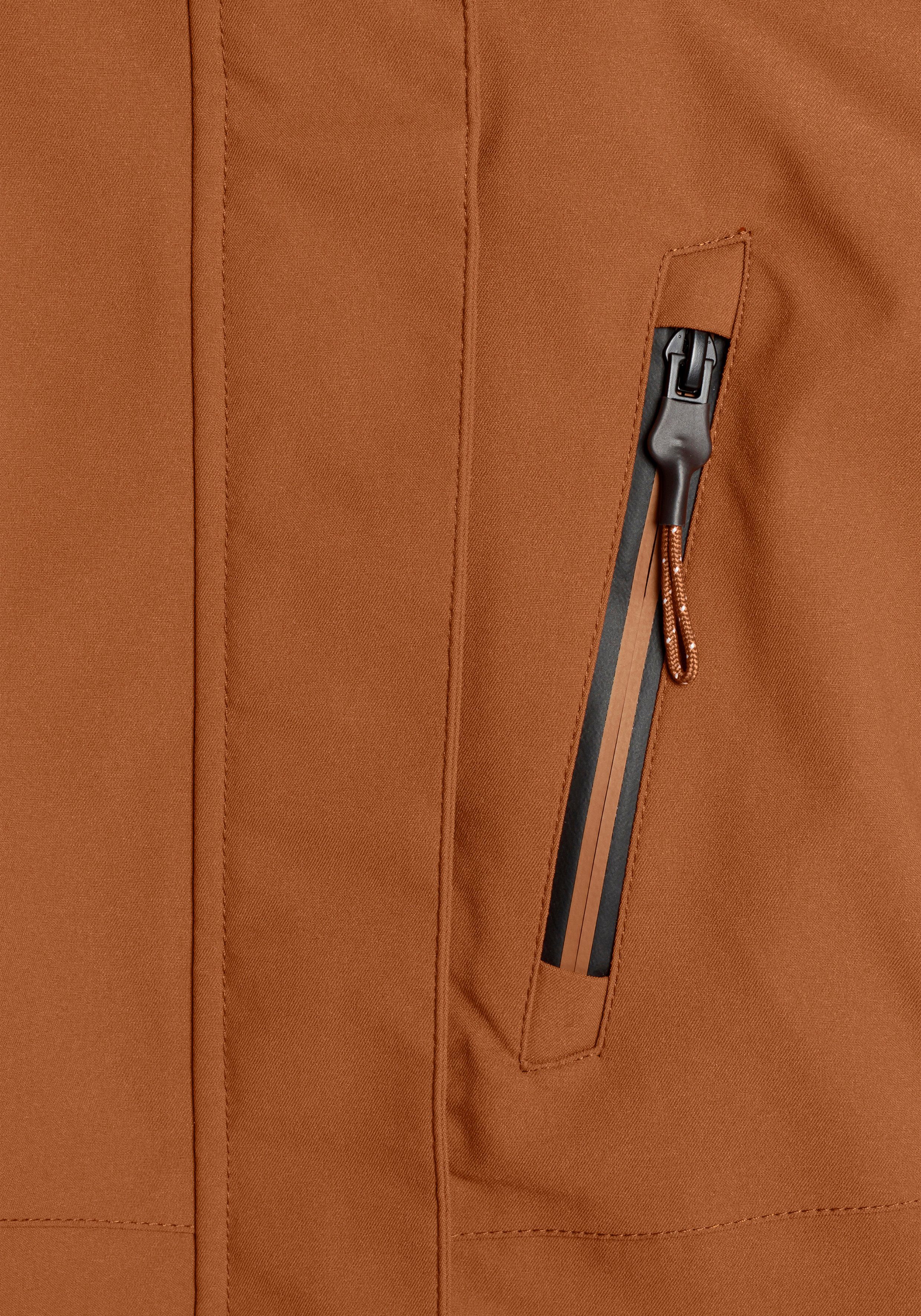 Atmungsaktiv & Wasserdicht Killtec Winddicht Outdoorjacke dark & curry