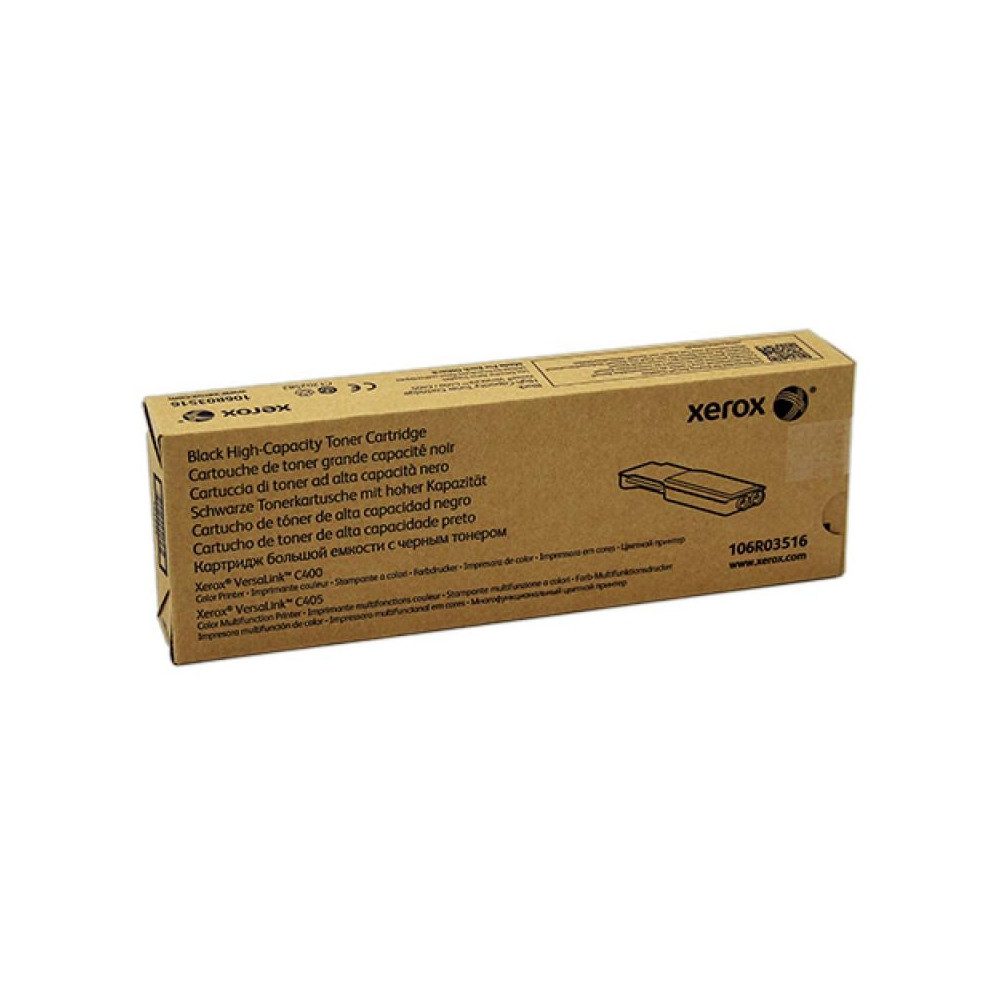 Xerox Tonerkartusche Xerox Toner C400 C405 Schwarz (106R03516) für Drucker., (Toner, Hohe Kapazität von 5000 Seiten), Hohe Kapazität von 5000 Seiten