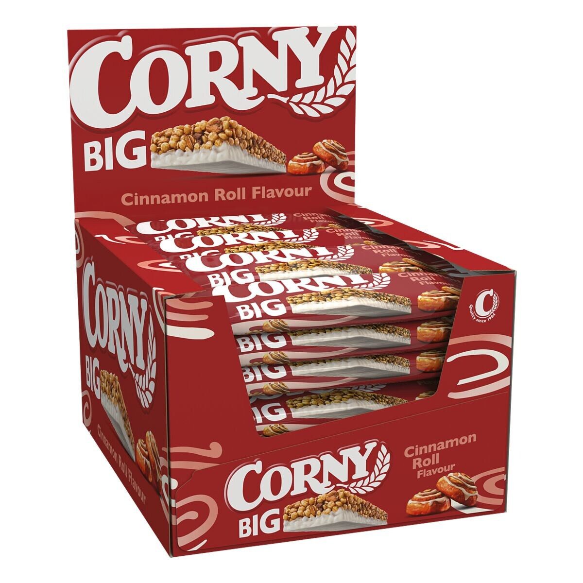 CORNY Riegel BIG Cinnamon Roll Flavour, 24 Müsliriegel