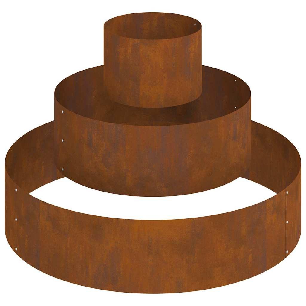 vidaXL Blumentopf Gartenblumentopf Braun 90 x günstig online kaufen