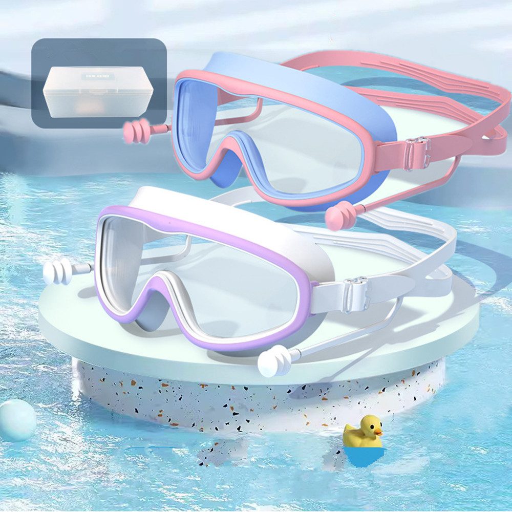 XDeer Schwimmbrille 2 Stück Schwimmbrille für Kinder 4-15 mit, Schutz Anti Nebel für Pool