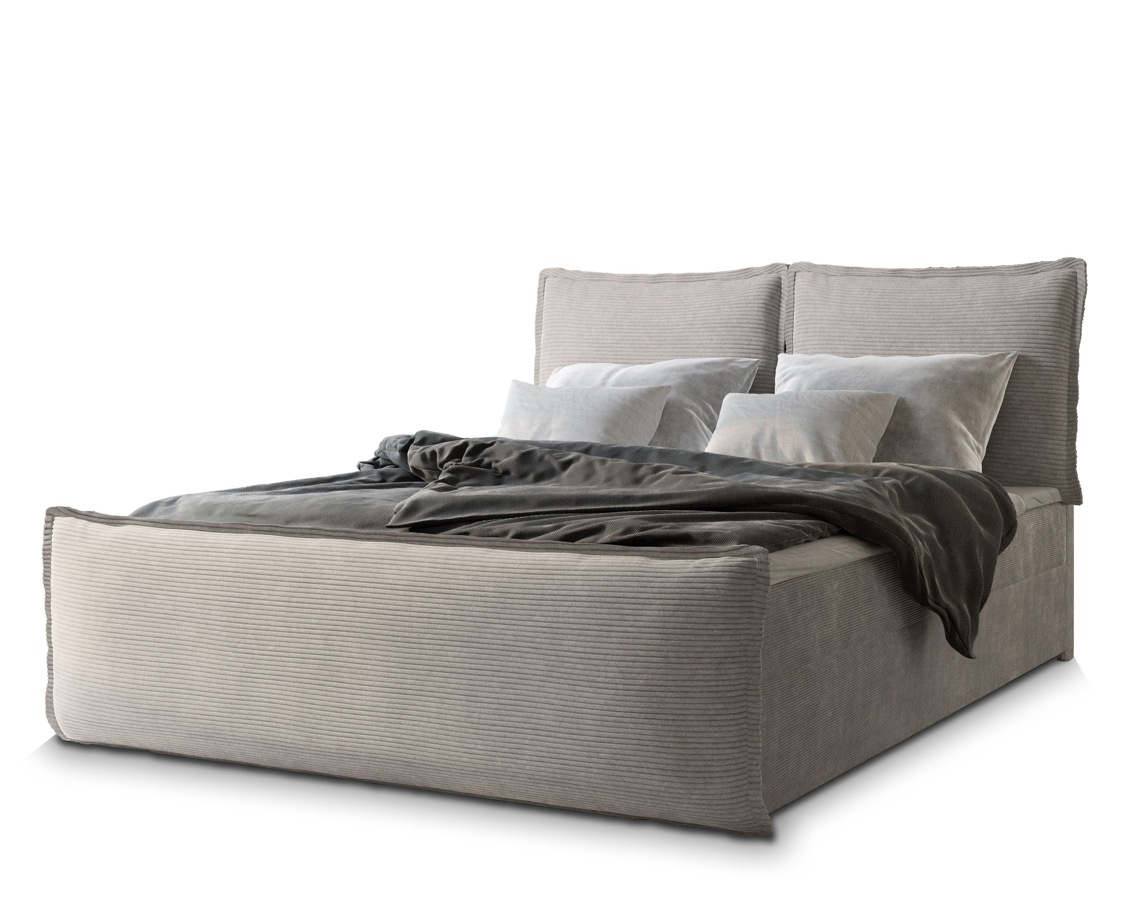 Masseno Boxbett MONTA 160x200 cm mit Bonell Matratze und Topper günstig online kaufen