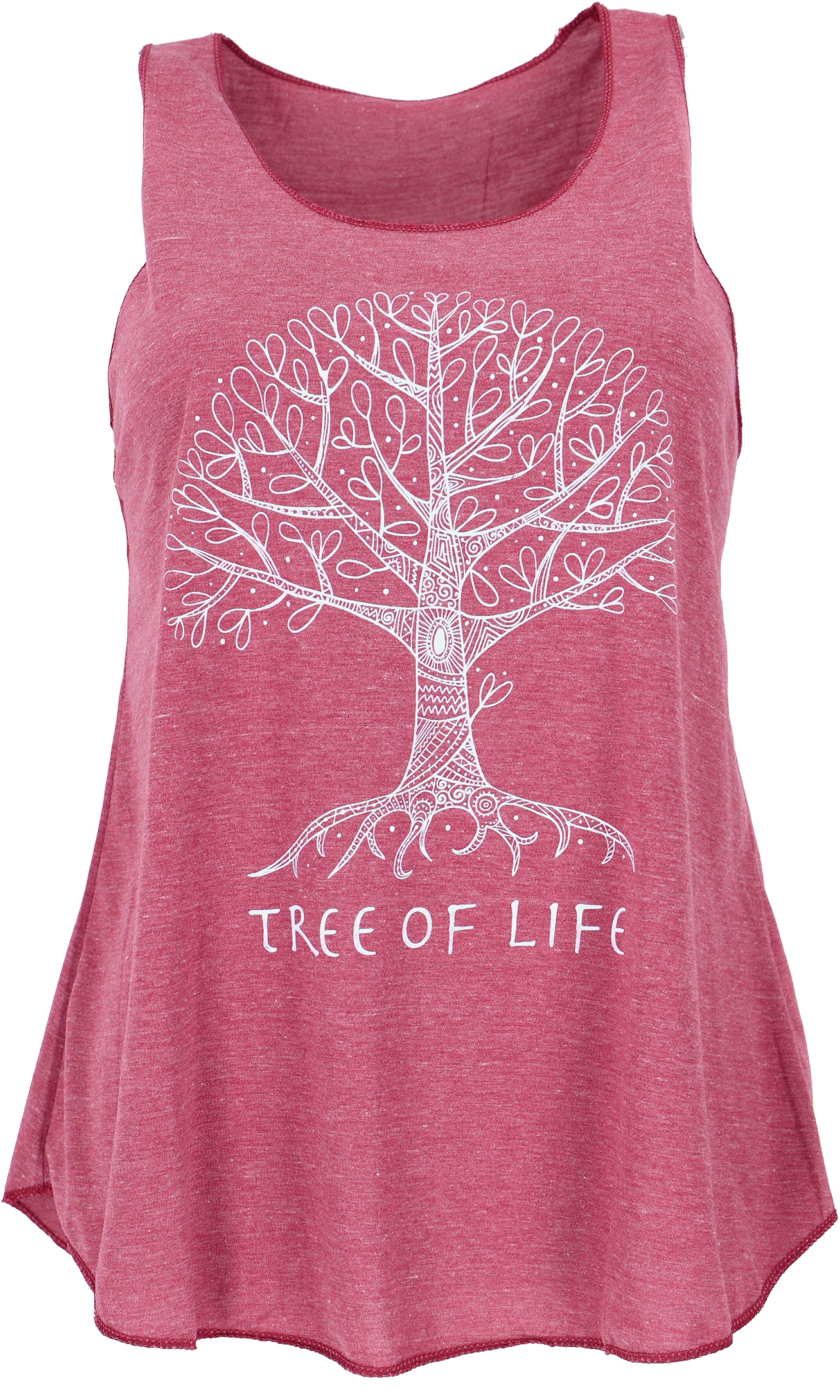 Guru-Shop T-Shirt Tanktop mit Ethnodruck, Tree günstig online kaufen