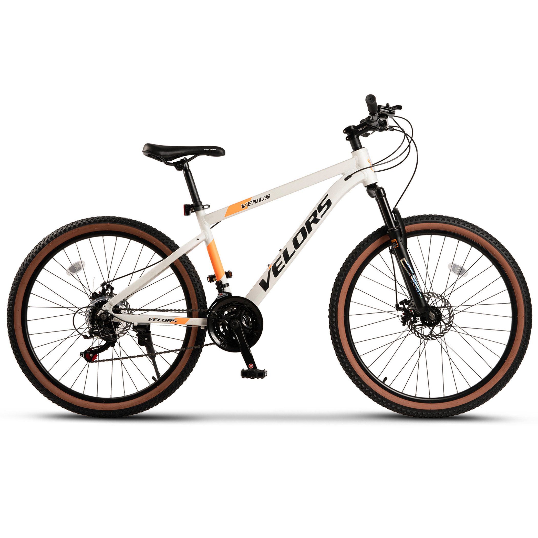 Thumbnail - Velors Mountainbike 26 27.5 Zoll MTB für Damen Herren, Mädchen und Jungen, 21 Gang Shimano Tourney TZ Schaltwerk, Ketten...