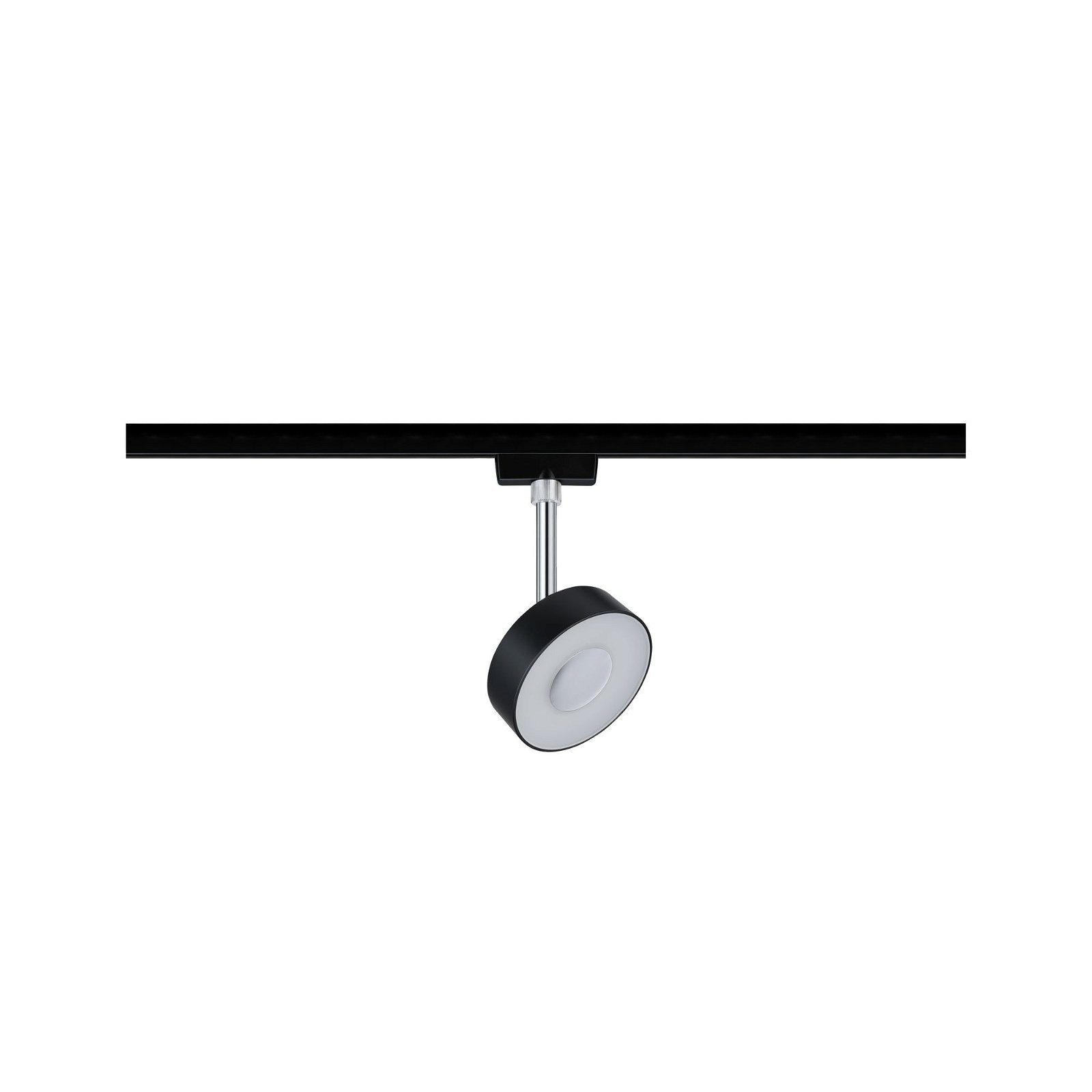 Paulmann Schienensystem-Leuchten URail Schienenspot Circle Einzelspot 160lm 5W 4000K 230V Chrom matt, LED fest integriert, Neutralweiß, dimmbar