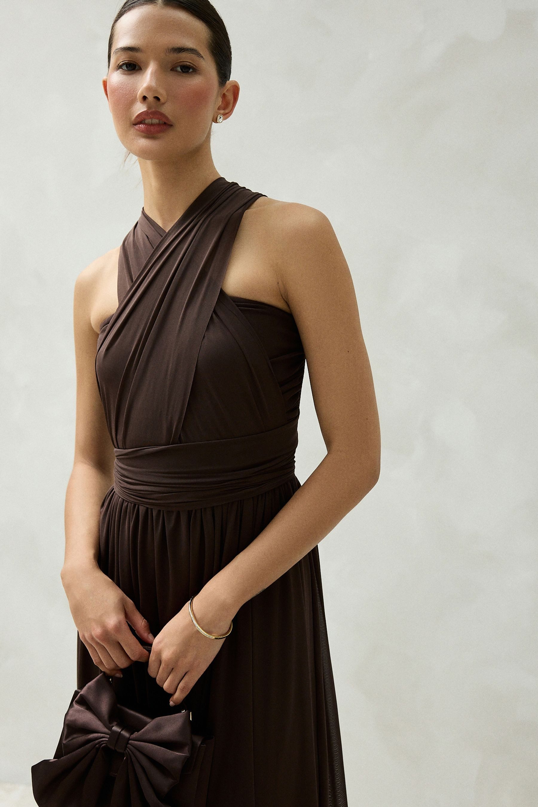 Next Partykleid Multiway-Brautjungfernkleid aus Mesh (1-tlg) – Bild 5 von 5