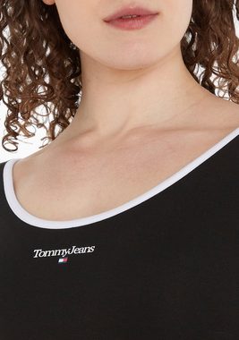 Tommy Jeans Langarmbody TJW LINEAR 2 LS BODY mit kontrastfarbenem Tommy Jeans Logoschriftzug