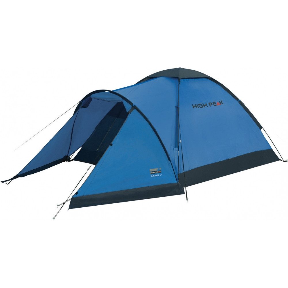 Wurfzelt High Peak Ontario 3 Zelt für Outdoor-Aktivitäten.