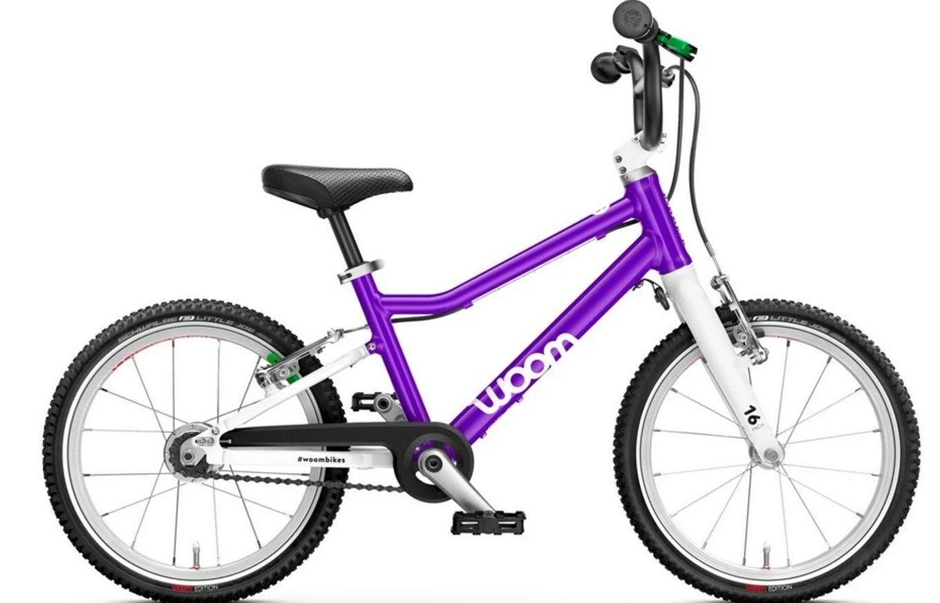 WOOM Kinderfahrrad Woom Fahrrad Woom 3 lila AUTOMAGIC