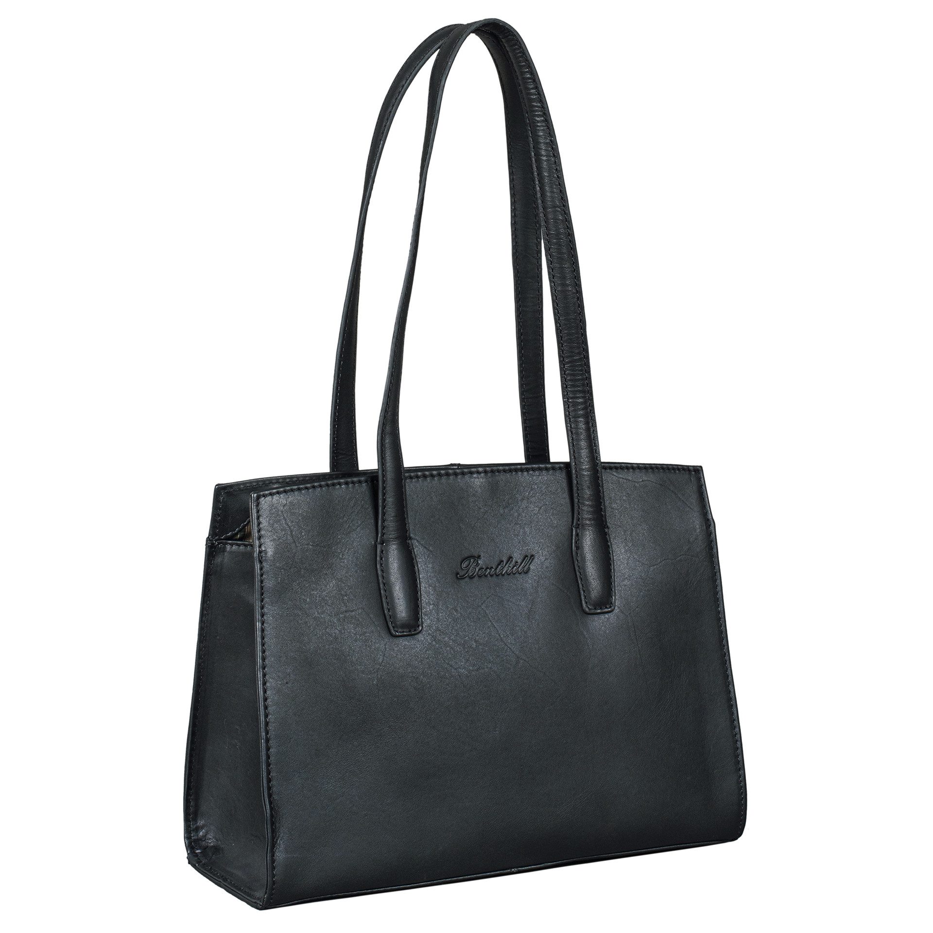 Benthill Henkeltasche Damen Echt Leder Henkeltasche Vintage Schultertasche günstig online kaufen
